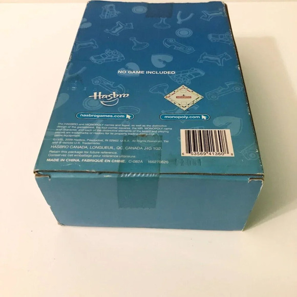 Family Game Night Toys R Us Exclusive Mr Monopoly Trophy Gold Damaged Box - Picture 15 of 16